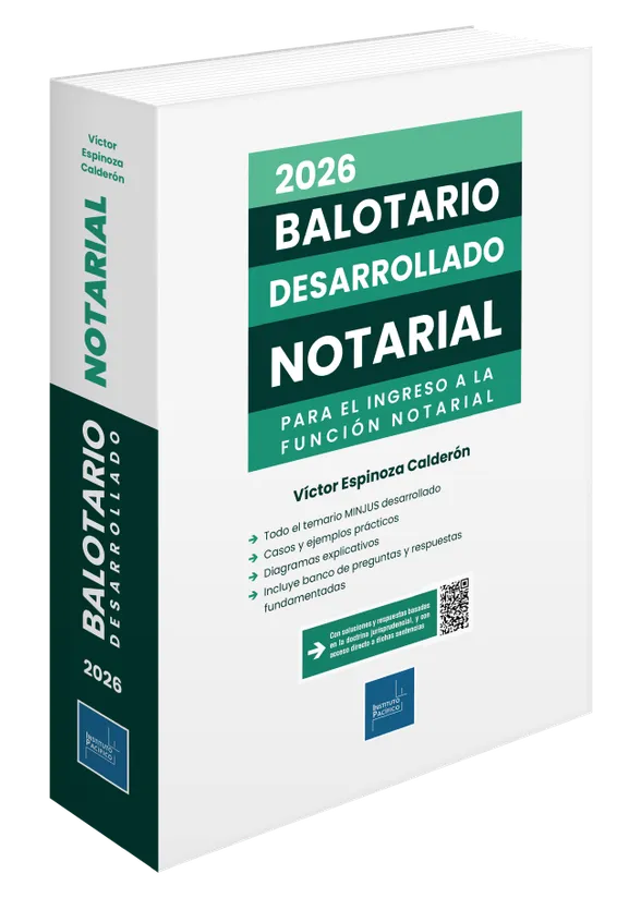 Balotario desarrollado notarial