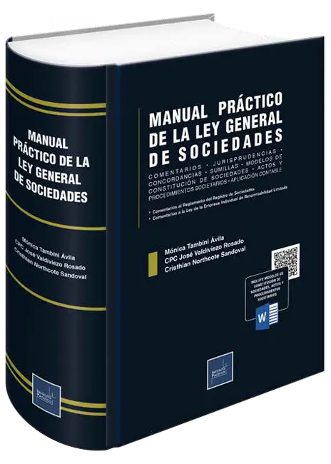 Manual práctico de la ley general de sociedades