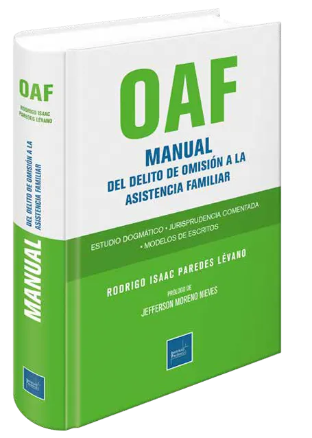 OAF - Manual del delito de omisión a la asistencia familiar