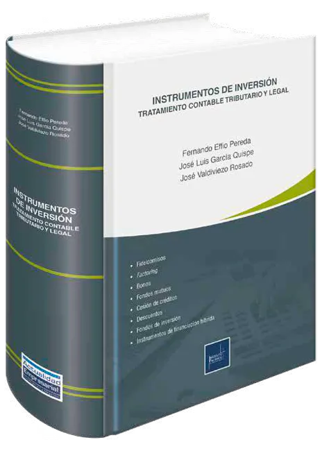 Instrumentos de inversión tratamiento contable tributario y legal