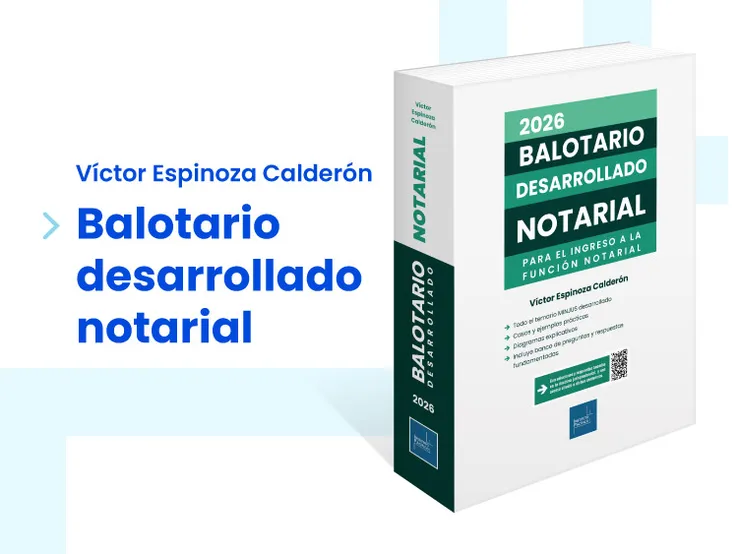 Para el ingreso a la función notarial 2026.