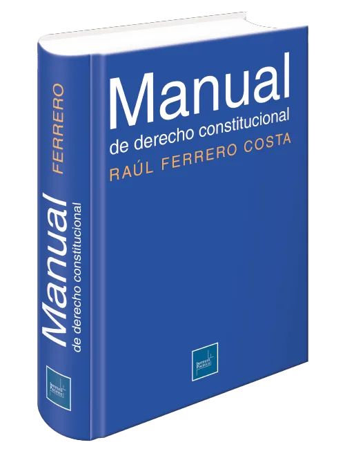 Portada de Manual de derecho constitucional
