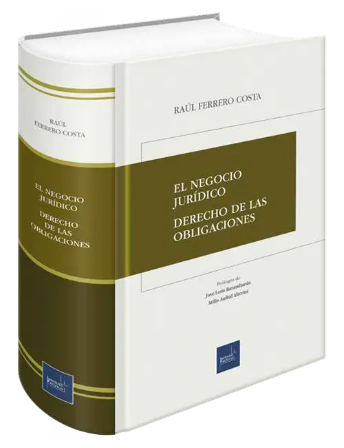 Portada de El negocio jurídico y el derecho de las obligaciones