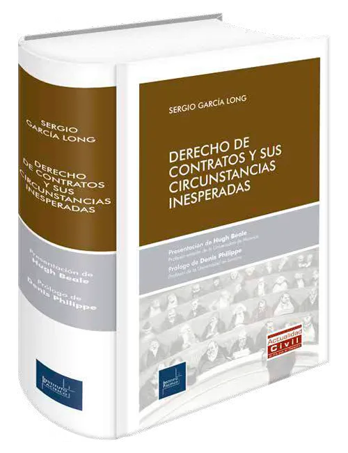Portada de Derecho de contratos y sus circunstancias inesperadas