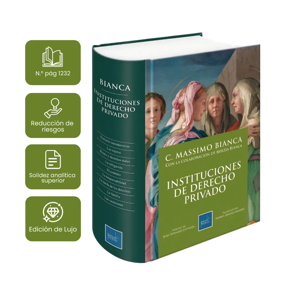 Portada de Instituciones de derecho privado