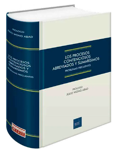 Portada de Los procesos contenciosos abreviados y sumarísimos