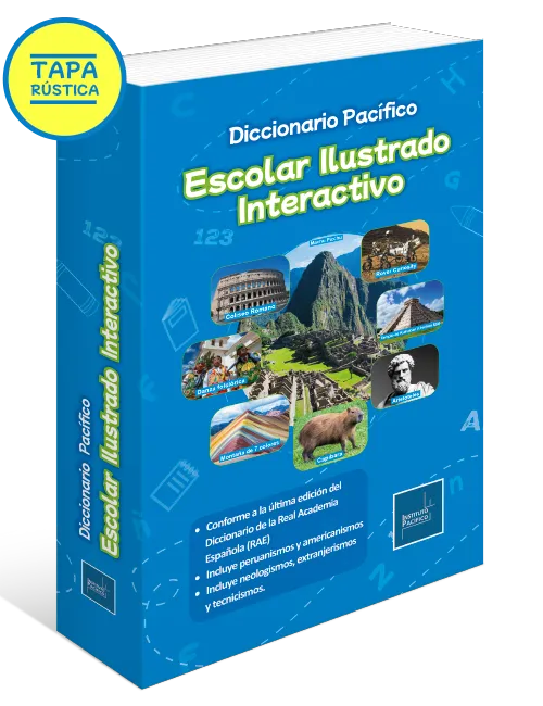Portada de Diccionario Pacífico escolar ilustrado interactivo. Tapa blanda