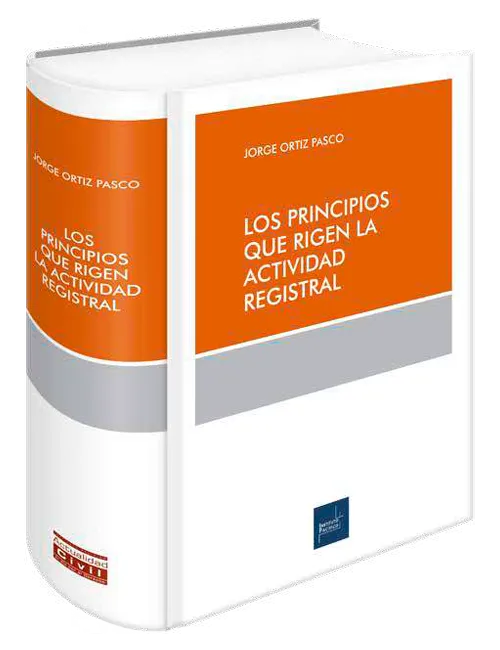 Portada de Los principios que rigen la actividad registral