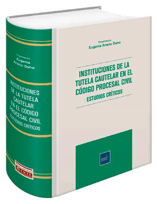 Portada de Instituciones de la tutela cautelar en el código procesal civil