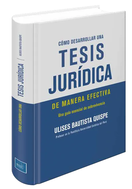 Portada de Como desarrollar una tesis jurídica de manera efectiva