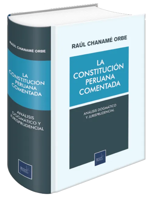 Portada de La constitución peruana comentada 2025