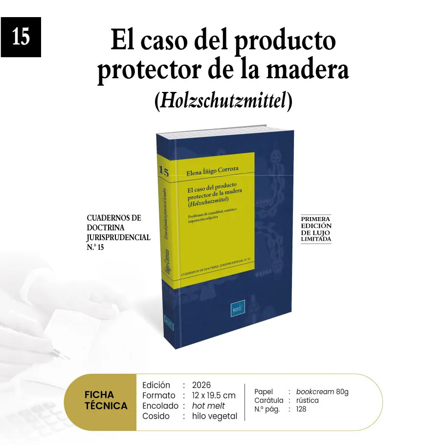 Portada de El caso del producto protector de la madera (Holzschutzmittel)
