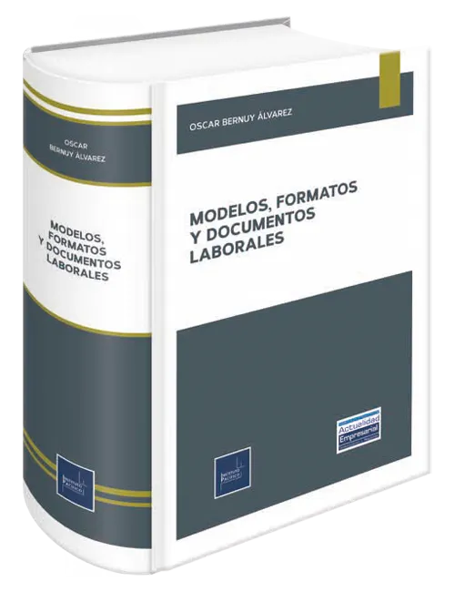 Portada de Modelos, formatos y documentos laborales