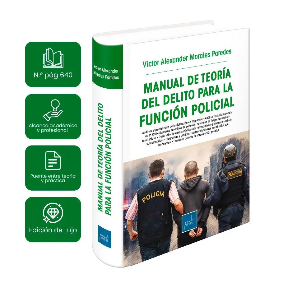 Portada de Manual de teoría del delito en la función policial