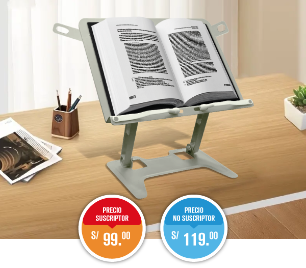 Atril soporte para libro